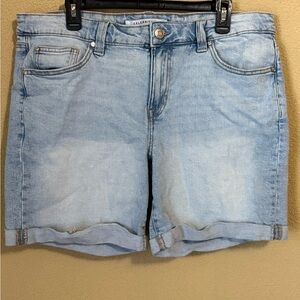 Celebrity Pink Light Blue Jean Shorts